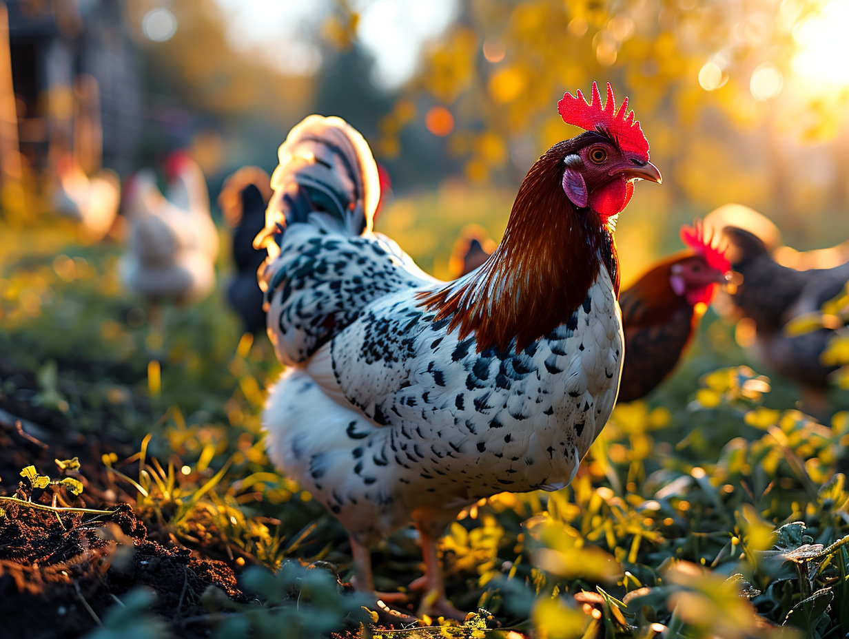 poule blanche