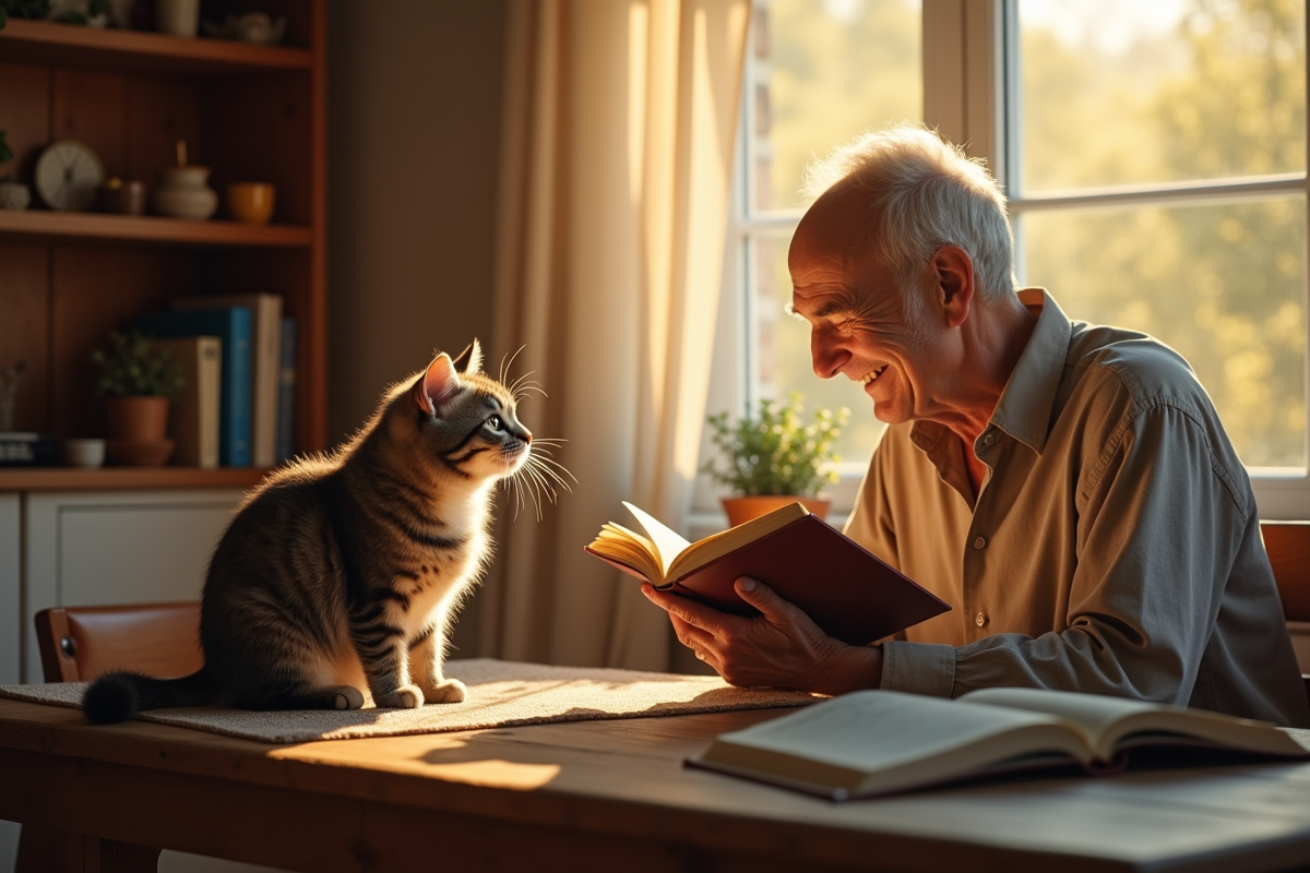 Chat nain à côté d