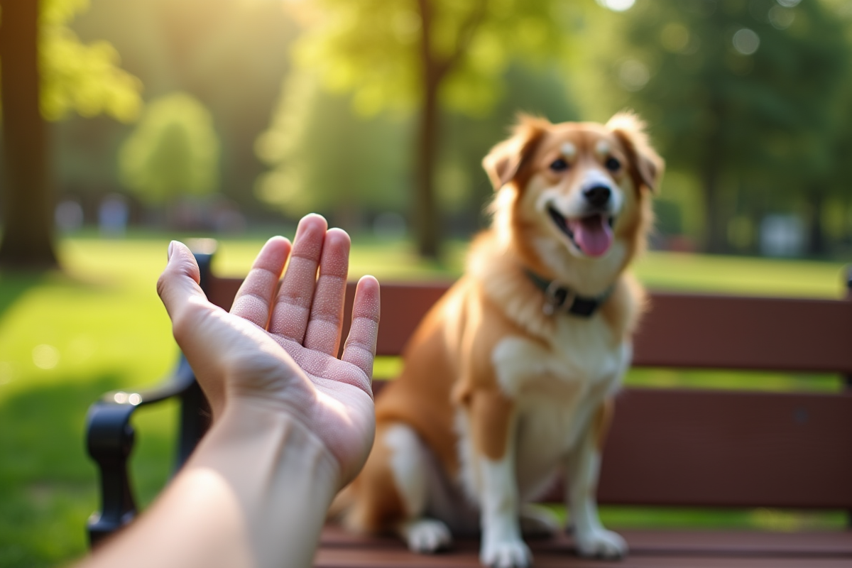 chien blessé