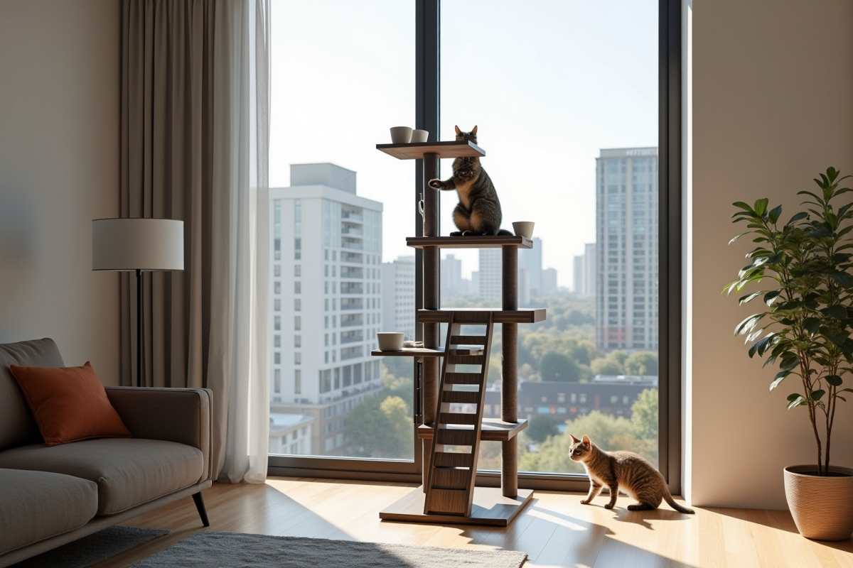arbre chat