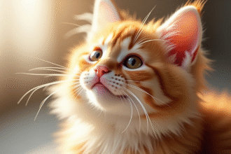 Zoom sur le pelage doux d'un chat en gros plan
